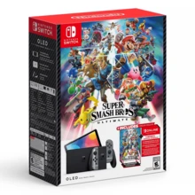 Nintendo Switch - OLED Model: Super Smash Bros. Ultimate Bundle (Full Game Download + 3-Month Online Membership) - 美規A型插(110-127V) - 查看 8