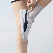 Giày thể thao cổ thấp PUMA White Gold thoải mái và đa năng, unisex, màu trắng và xanh dương. - Trắng xanh - Xem 3