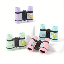 1pc Cartoon Cute Dinosaur Pattern Outdoor Binoculars, High Definition High Magnification Binoculars, Student Outdoor Exploration Binoculars - Multicolor - View 7