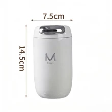 1pc Luxury Glossy 316 Stainless Steel Cup, Fashionable Retro Goose Egg Coffee Mug, Long-Lasting Insulation - Multicolor - View 4