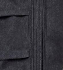 adidas originals CARGO TROUSERS 梭織運動繫帶工裝褲男款 - 碳黑 - 查看 4