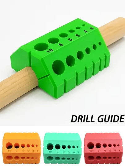1pc 45° And 90° Angle Drill Guide | Durable Plastic Digital Alignment System, Suitable For Drill, Applicable For Bevel Joints, Frames And Decking Construction