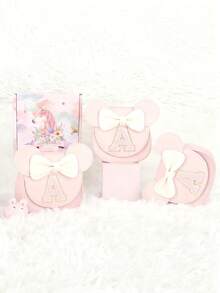 1pc Personalized Crossbody Bag For Girls, Unique Shoulder Bag, Suitable As Birthday Gift For All Ages - Pink - View 7