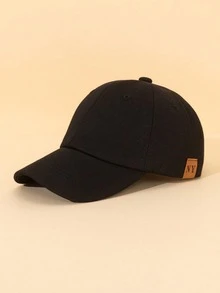 1pc Plain Color NY Logo Baseball Cap, Simple Kids Hat - NY - View 6