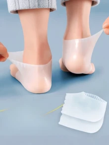 Silicone Heel Sleeve Socks, Ultra-Thin All-Season Heel Protector, Breathable Moisturizing Foot Care Sleeve, Unisex Moisturizing Heel Pad, Prevent Cracking, Comfortable For Wearing Socks And Shoes, Soft And Supportive - Multiple Styles - View 3