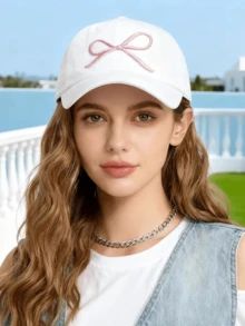 Gorra de béisbol ajustable con lavado vintage y bordado de mariposa, de perfil bajo, apariencia clásica desgastada, unisex, casual, para verano y playa - A - Ver 2