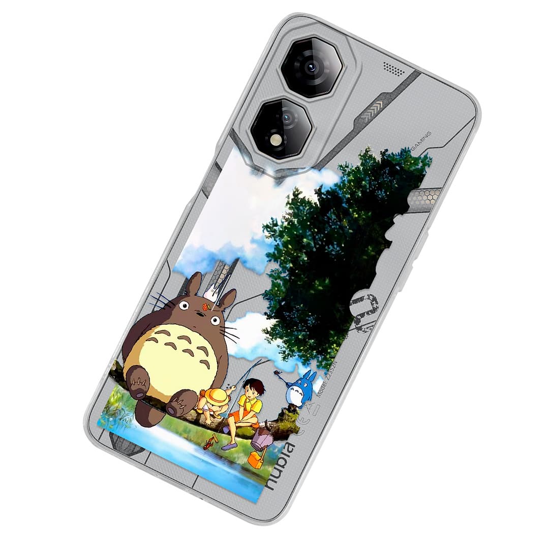 Funda Compatible con Nubia Anime Vecino mi Tottotó Satzuki Mey y Gran Toro Carcasa Anticaídas a Prueba De Golpes TPU. - transparente - Ver 1