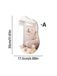 1 chiếc gương acrylic nghiêng không khung trang trí, thích hợp cho phòng khách, phòng ngủ, phòng làm việc tại nhà, tường phòng tắm. Có thể dùng làm nhãn dán, decal dán tường, nhãn dán vinyl, trang trí nhà cửa, trang trí mùa xuân, làm mới không gian sống, quà tặng trang trí ngày lễ, gương trang trí phòng sinh nhật, tốt nghiệp. Thích hợp cho trang trí phòng ngủ, phòng tắm, phòng khách. - 2mm - Xem 13