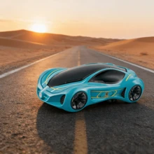 新品上市。全新能量超级跑车电动全方位摇摆行走赛车模拟车，带音乐、灯光、可充电、漂移、旋转功能。 - Child-Safe.藍色新能源超級跑車 - 查看 6