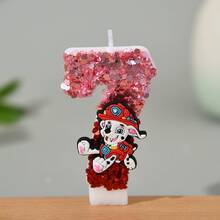 Velas de pastel de cumpleaños con diseño de Paw Patrol, decoraciones de pastel de cumpleaños, velas de pastel de cumpleaños para niños - Multicolor - Ver 15