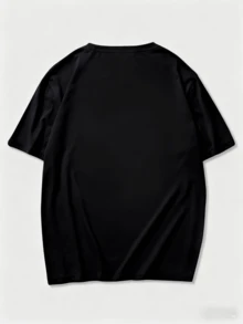 T-Shirt With H-Hannah M-Montanas Logo - Black - View 2