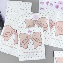 200 piezas de bolsas de regalo de 4.7x6.7 pulgadas, que incluyen bolsas de papel de regalo para fiestas, bolsas de papel de regalo premium con diseños de dibujos animados lindos, bolsas de papel de regalo pequeñas para accesorios, bolsas de papel con estampado de lazos, bolsas de papel de regalo para fiestas y bolsas de papel de regalo decorativas DIY creativas, adecuadas para bolsas de regalo de vacaciones, bodas, fiestas de cumpleaños y envoltorios de regalo - bolsas de regalo - Ver 6