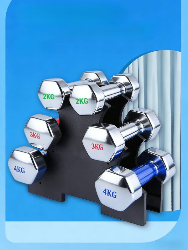 2 Stücke Fitness-Hanteln für Krafttraining und Muskelaufbau, aus solidem Metall gefertigt, rutschfest und verschleißfest, geeignet für Übungen zu Hause, im Fitnessstudio und im Büro, für Erwachsene und Jugendliche geeignet, 1 Set/2 Stück