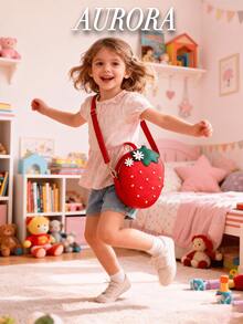 Cute Red Cherry Shaped Crossbody Bag - New Kawaii Sweet Style Ladies Shoulder Bag With Chain Strap, Unique Fruit - Themed Phone Pouch & Cartoon Pouch, Ideal For Young Girls' Birthdays, Proms, Graduations & A Lovely Gift For Friends, Mothers, Lovers On Valentine's Day, Christmas, Anniversaries, Thanksgiving & Halloween - 彩色 - 查看 7