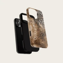 A Stylish Phone Case That Does Not Include A Lanyard Or Stand. Leopard Print Phone Case, Retro Animal Pattern Protective Cover Suitable For 17, 16e, 15, 14 Plus, 14 Pro, 13, 12, 11 Pro - Aneka warna 3 - View 8