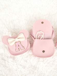 1pc Personalized Crossbody Bag For Girls, Unique Shoulder Bag, Suitable As Birthday Gift For All Ages - Pink - View 10