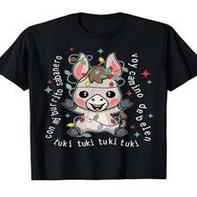 Camiseta gráfica de burro mexicano Oversize Extra grande men con letras en español, camiseta informal de cuello redondo para fiestas temáticas y atuendos casuales, ropa para Fans de Música Latina impresión vibrante de temática mexicana, lavable a máquina y en seco, comodidad para toda la temporada, apto para adultos, Personaje de burro festivo con colorido Sombrero y Maracas, diseño de texto español juguetón, camiseta de hombre, camiseta de hombre, camiseta de hombre, camisetas de hombre, camise - Multicolor - Ver 1