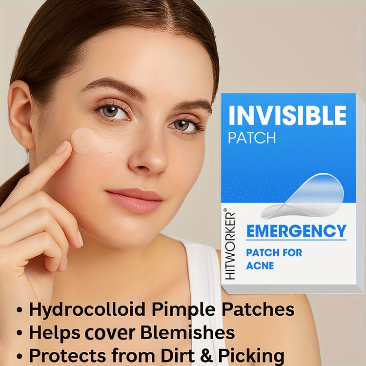 720/360/180pcs/Box Hydrocolloid Acne Patches, Alcohol-Free, Odorless, Gentle And Non-Irritating Acne And Blemish Covering Stickers, High-Quality Salicylic Acid And Tea Tree Oil Acne Patches, No Residue, 24-Hour Care - Multicolor - View 3