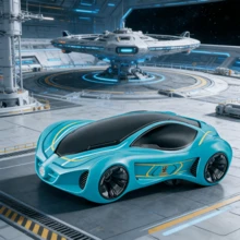 新品上市。全新能量超级跑车电动全方位摇摆行走赛车模拟车，带音乐、灯光、可充电、漂移、旋转功能。 - Child-Safe.藍色新能源超級跑車 - 查看 4