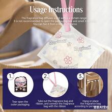 1pc 8g Multi-Purpose Fragrance Sachet, Place In Closet For Long-Lasting Scent Up To 30-50 Days - Multicolor - View 4