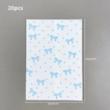 200 pezzi Sacchetti regalo da 4,7x6,7 pollici, inclusi sacchetti regalo di carta per vacanze, sacchetti regalo di carta di alta qualità, sacchetti regalo di carta piccoli per accessori, sacchetti regalo di carta con fiocco blu e motivo a forma di cuore, sacchetti regalo per feste, e sacchetti regalo di carta decorativi fai-da-te creativi, adatti per regali di vacanze, matrimoni, feste di compleanno e confezioni regalo - sacchetti regalo - Visualizzare 11