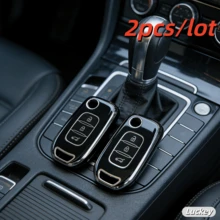 2个/套 适用于雷诺 Kadjar Captur Megane Sandero Stepway Logan Clio 5 2022 Arkana 2020 2021 Kwid 2023 的汽车钥匙壳保护套 - 彩色 - 查看 8