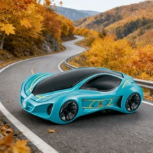 新品上市。全新能量超级跑车电动全方位摇摆行走赛车模拟车，带音乐、灯光、可充电、漂移、旋转功能。 - Child-Safe.藍色新能源超級跑車 - 查看 5