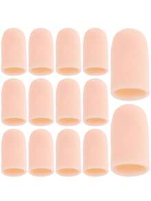 4 peças/8 peças/16 peças Dedeira de Silicone Reutilizável e Almofada de Gel, Elástica e Confortável, Adequada para Esportes, Jardinagem, Trabalho, Capa Protetora Durável e Confortável para Mãos e Pés - Visão 4