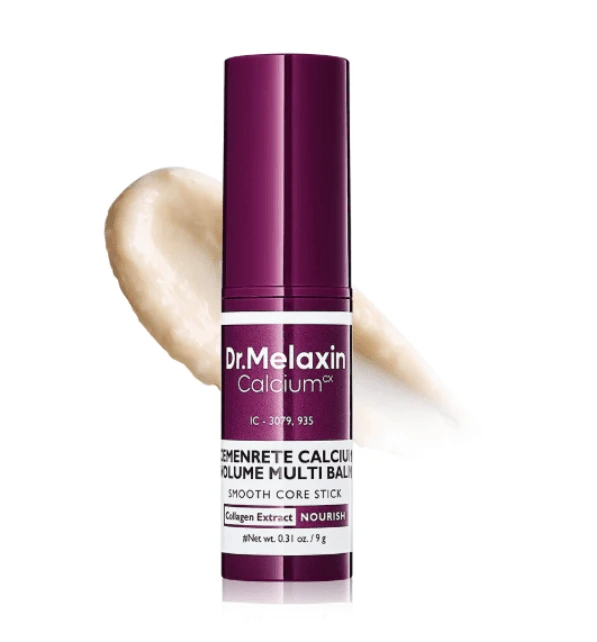 Dr.Melaxin Cemenrete Calcium Volume Multi Balm Stick 9g | Moisture Lock, Skin Elasticity Boost, Smooth Finish Skincare Balm, Korean Skin Care All In One Calcium Volume Stick, Collagen Wrinkles, Face Eye Treatment Balm - 9g - 查看 1