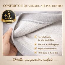 Moletom Masculino Gola Redonda Casaco Estampado Aguia Sombra Confortavel 100% Algodão Blusa de Frio Careca Unissex Jaqueta Inverno - bordô - Visão 4