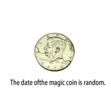 Two-Fold Bite Coin (US Version) Professional Close-Up Street Magic Prop. Highly Realistic US Dollar Coin Design, Made Of Metal Alloy Material With Smooth Edges And No Odor. Easy To Operate, Instant Folding And Unfolding Creates Stunning Visual Effect. Suitable For Street Performance, Party Interaction, Magic Hobby Practice, Fidget Toy For Teens And Adults, Creative Interesting Gift, Relaxing Home Accessory. Must-Have Magic Prop For Magicians. - Multicolor - View 8