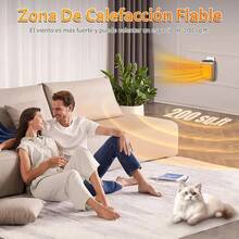 This Portable Electric Heater Features A Plug, Remote Control, Timer, LED Display, Fast Heating, And Adjustable Thermostat. Ideal For Use In RVs, Homes, Offices, And Indoors, It Makes An Excellent Christmas Gift For Parents And Friends. - US A Type Plug(110-127V) - View 5