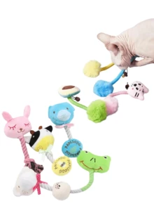 Đồ chơi nhai hình gấu bông, ếch, thỏ, khủng long có tiếng kêu dành cho thú cưng, phù hợp cho chó nhỏ, vừa và lớn. Bền và sử dụng lâu dài, chất liệu nhung mềm mại không làm tổn thương nướu, giúp làm sạch răng và loại bỏ cao răng, kết hợp giữa nhai và vui chơi tương tác. - Nhiều màu - Xem 5