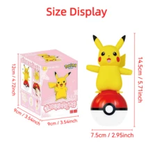 pokemon 6个官方精灵球拉环系列可动人偶玩具，Bogamann Kubong动漫人物桌面摆件收藏玩偶 - 彩色 - 查看 4