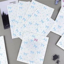 200 pezzi Sacchetti regalo da 4,7x6,7 pollici, inclusi sacchetti regalo di carta per vacanze, sacchetti regalo di carta di alta qualità, sacchetti regalo di carta piccoli per accessori, sacchetti regalo di carta con fiocco blu e motivo a forma di cuore, sacchetti regalo per feste, e sacchetti regalo di carta decorativi fai-da-te creativi, adatti per regali di vacanze, matrimoni, feste di compleanno e confezioni regalo - sacchetti regalo - Visualizzare 4