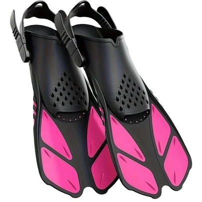 Aletas ajustables para buceo y natación libre, nuevas aletas deportivas de alta resistencia para entrenamiento de natación de adultos. Pesas ajustables para esnórquel y natación, diseño con hebilla, adecuadas para adultos y principiantes, equipo de buceo, que garantiza comodidad y