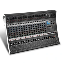 8/12-Channel Bluetooth Studio Audio Mixer 99 Bit DSP Digital Processor W/USB MP3 For PC Recording Input, XLR Microphone Jack, 48V Power, For Professional And Beginners DJ Mixer - US A Type Plug(110-127V) - View 2