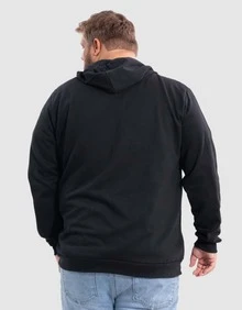 BENSMAT Men's Plus Size Fleece Sweatshirt/Sweater, Winter Style, Sizes G1 G2 G3 G4, Suitable For Cold Weather - 黑色 - 查看 2