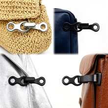 2/4/6/8 Pairs Alloy Invisible Hook And Eye Fasteners, Collar Hooks, Pant Hooks, Leather And Fur Coat Hooks, Anti-Exposure Clasps - Multicolor - View 4