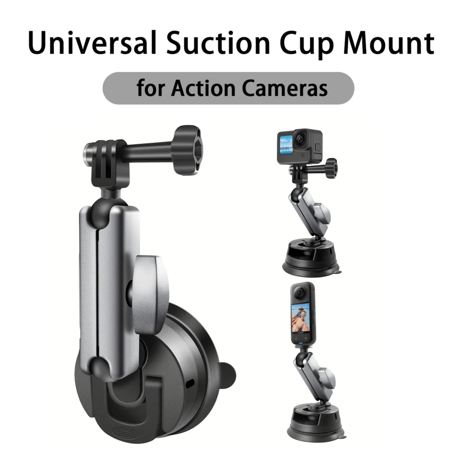 Chân máy có đế hút chân không, phù hợp với dòng Hero hoặc Osmo Action 6/5Pro/4/3/360/Pocket 3/Nano hoặc X5/4/3/2/Ace Pro2/1/Go 3/3S/Ultra hoặc Akaso Brave hoặc Campark, lý tưởng cho việc quay video cá nhân, du lịch, tiệc tùng, quà tặng lý tưởng, chụp ảnh trong khuôn viên trường.