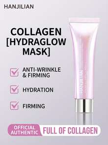 HANJILIAN 1060 微晶肌肤 DNA 透明质酸钠胶原蛋白兰花油膜面膜 - 保湿抗衰老撕拉式面膜，含胶原蛋白，65克 - Sodium collagen powder - 查看 4