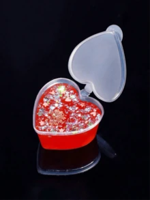 50/25/5pcs Heart-Shaped Disposable Plastic Cups With Leak-Proof Lids, Suitable For Cream Cups, Jelly Cups, Small Condiment Containers, Wine Glasses, Dipping Sauce Cups, Salad Dressing Containers, Pudding Cups, Condiment Containers, Transparent Food Cups, DIY Liquid Balls, Soft Clay, Valentine's Day Party, Mother's Day Gifts, Gifts, Bridal Shower - Multicolor - View 7