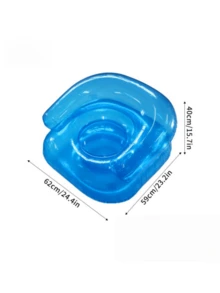 1pc High Quality Portable Inflatable Sofa - Durable PVC Material, Transparent Design, No Electricity Needed, Outdoor Camping Picnic Sofa, Suitable For Family Gatherings, Backyard, Beach, Park - Multicolor - View 5