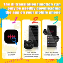 Miniso Écouteurs de traduction intelligente MS118 : Écouteurs sans fil Bluetooth 6.0 | Traduction IA en temps réel de 134 langues, logiciel gratuit à vie | 40 heures d'autonomie en lecture musicale, double mode pour les jeux et la musique | Charge rapide USB-C, cordon de transport, masque facial élégant et personnalisable, partenaire idéal pour le sport, les voyages et le travail - Jaune citron - Voir 2