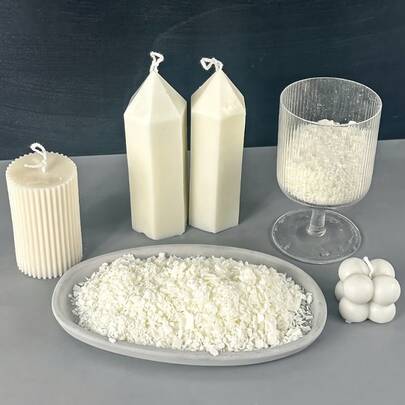 Premium Soybean Wax Sheet For DIY Candle Making, Excellent Performance, Ideal For Festive Decorations Handmade Gifts & Creative Craft Projects