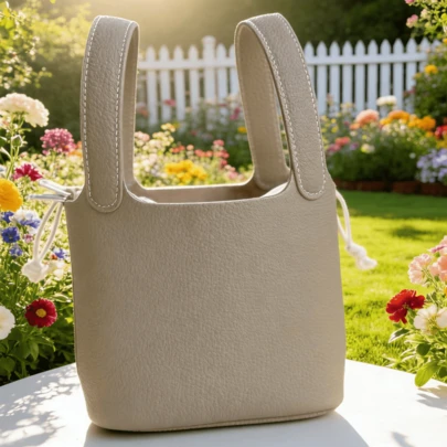 2026春夏新作：大容量レディースショルダーバッグ、シンプルでスタイリッシュなバスケットバッグ、ファッショナブルで万能なハンドバッグ、高級バケットバッグ、ミニハンドバッグ、ミニでコンパクトなクロスボディバッグ、毎日のお出かけ、通勤、ショッピングなどに最適な万能バッグ。