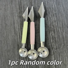 1pc Stainless Steel Pineapple Peeler And Slicer, Made Of High-Quality Stainless Steel, With Yellow Non-Slip Easy-Grip Handle, One-Button Operation To Peel, Core, And Slice Pineapple And Other Fruits, Durable And Rust-Resistant, Simplifies Fruit Preparation Process - Multicolor - View 10
