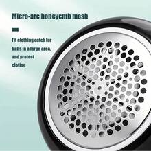 SOKANY 便携式毛球去除器，电动除毛器，织物除毛器，毛衣除毛器。六刀片设计，配备强劲电机和微弧蜂窝网，适用于大面积衣物。有效捕捉并修剪毛球，同时保护织物。配备集尘盒，方便清洁。适用于毛衣、夹克、棉质T恤、布艺沙发、汽车座椅等。一机多用，轻松解决各种起球问题，居家旅行皆宜。 - A - 查看 11