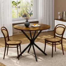 Dining Tables - Black, Rustic Brown - View 3