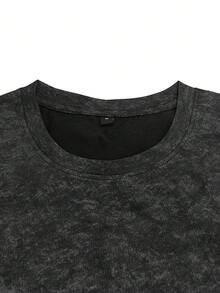 GRDR | Camiseta de manga corta con estampado minimalista y retro de estilo italiano para hombres | Adecuada para uso en verano | Cómoda y transpirable | Moda de vanguardia - Negro - Ver 7
